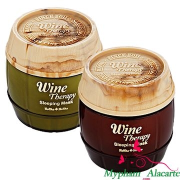 MẶT NẠ NGỦ RƯỢU VANG HOLIKA WINE THERAPY SLEEPING MASK