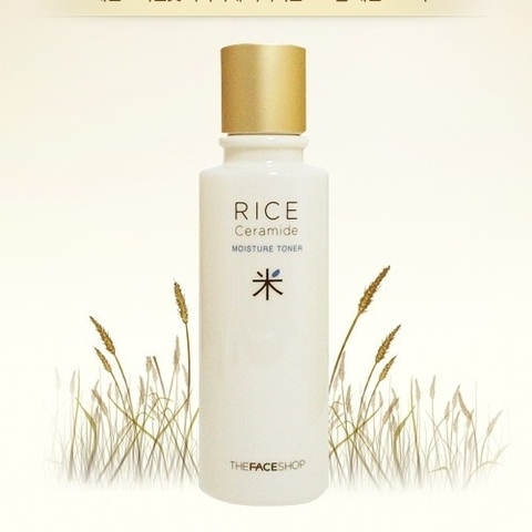 NƯỚC HOA HỒNG GẠO RICE CERAMIDE MOISTURE TONER THE FACE SHOP