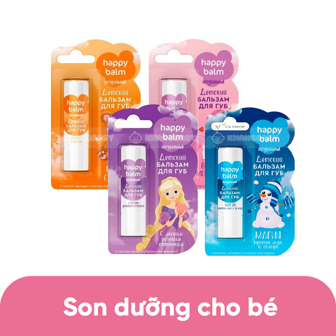Son dưỡng môi cho bé Happy Balm Nga