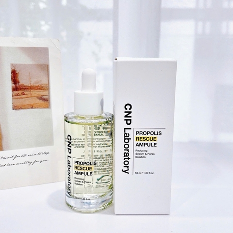 Tinh Chất Keo Ong Cho Da Dầu Mụn CNP Laboratory Propolis RESCUE Ampule 50ml