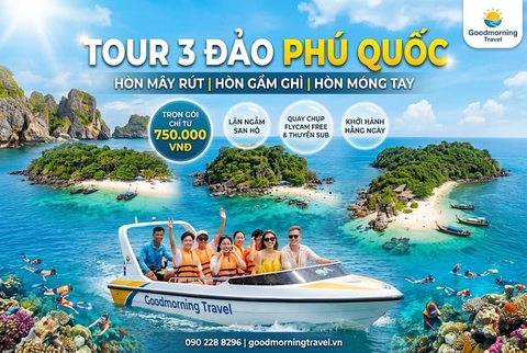 Tour 3 đảo Phú Quốc