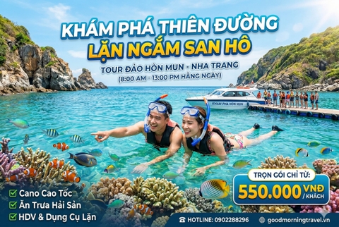 Tour Hòn Mun - Làng Chài