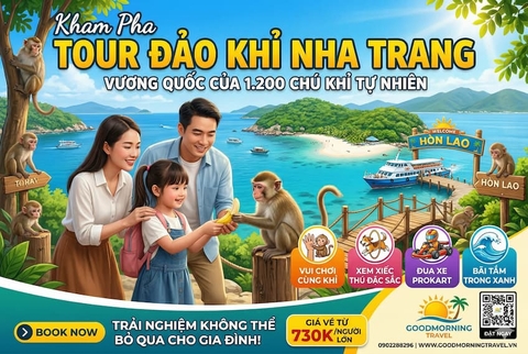 Tour đảo Khỉ - đảo Hoa Lan