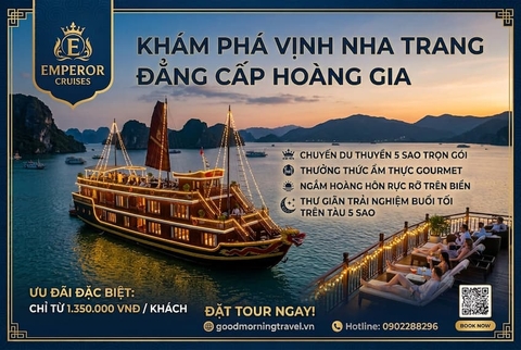 Tour du thuyền Emperor Nha Trang