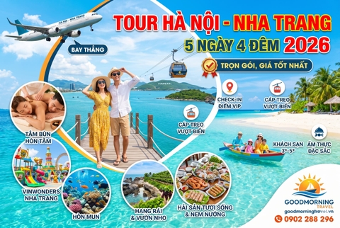 Tour Hà Nội - Nha Trang 5 ngày 4 đêm