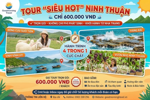 Tour Đồng Cừu - Vườn Nho