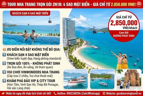 Tour Nha Trang 2 ngày 1 đêm