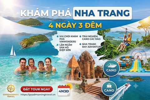 Tour du lịch Nha Trang 4 ngày 3 đêm