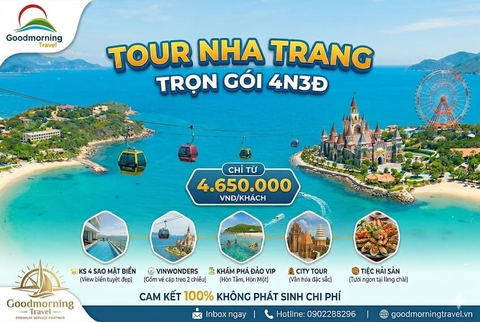 Tour Nha Trang 4 ngày 3 đêm