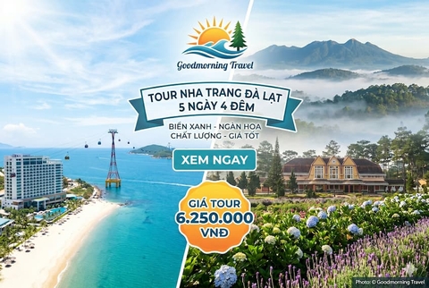 Tour Nha Trang - Đà Lạt 5 ngày 4 đêm