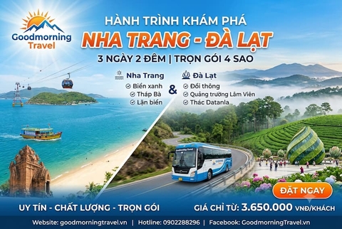 Tour Nha Trang - Đà Lạt 3 ngày 2 đêm