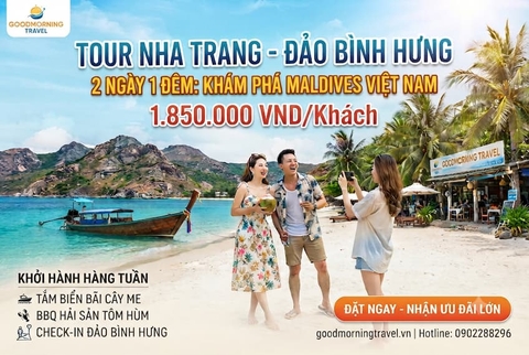 Tour Nha Trang - Đảo Bình Hưng 2 ngày 1 đêm