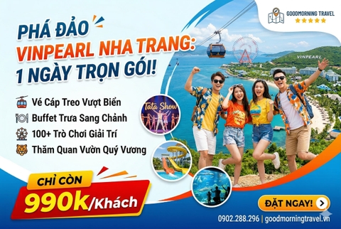 Tour Vinpearl Nha Trang 1 ngày