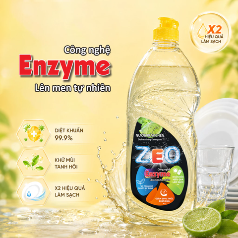 Nước rửa chén ZEO enzim
