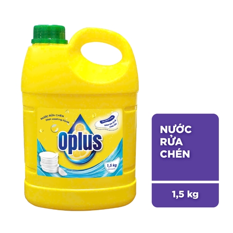 Nước rửa chén Oplus sạch nhanh can 1,5kg