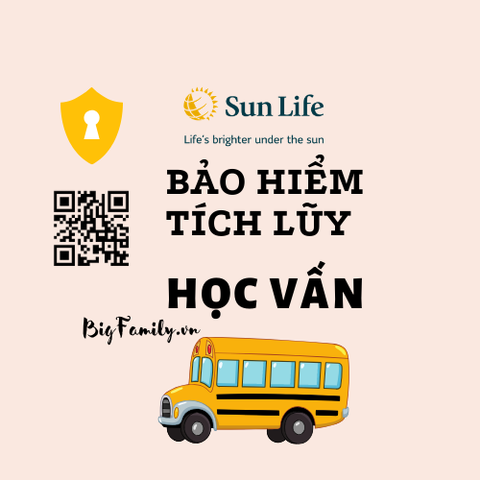 Bộ tranh xây dựng ý tưởng bảo hiểm học vấn của Sun Life Việt Nam