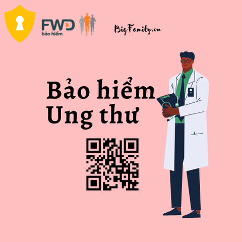 Bộ tranh xây dựng ý tưởng bảo hiểm Ung thư của FWD Việt Nam