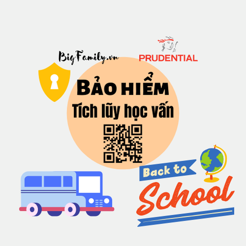 Bộ tranh xây dựng ý tưởng bảo hiểm học vấn của Prudential Việt Nam