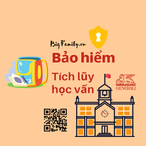 Bộ tranh xây dựng ý tưởng bảo hiểm học vấn của Generali Việt Nam