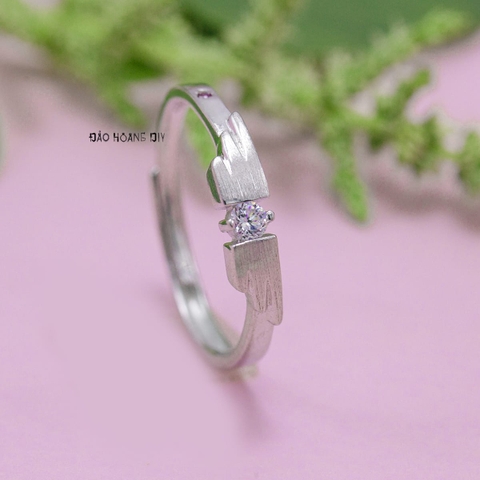 Nhẫn Bạc Cặp Đôi Nam Nữ Hình Cánh Chim N2408290018