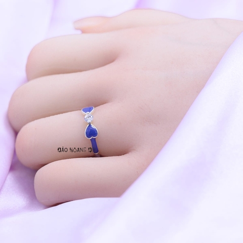 Nhẫn Bạc Nữ Thiết Kế Hình Chiếc Nơ N2409060059