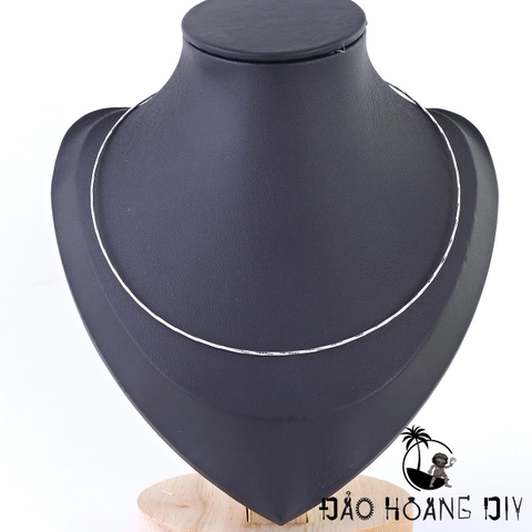 Kiềng Bạc Đảo Hoang DIY Cao Cấp S925 Mảnh Cho Nữ Trẻ Trung Hiện Đại Nổi Bật