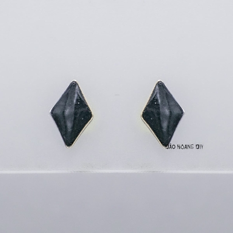 Bông Tai Bạc Nữ Kiểu Nụ Hình Học Nhỏ Xinh Dễ Thương H2410220073