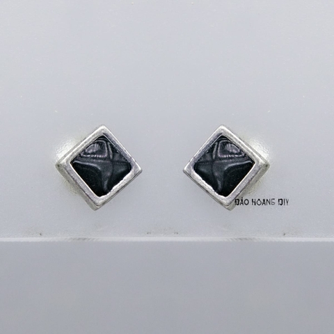 Bông Tai Bạc Nữ Kiểu Nụ Hình Học Nhỏ Xinh Dễ Thương H2410220075