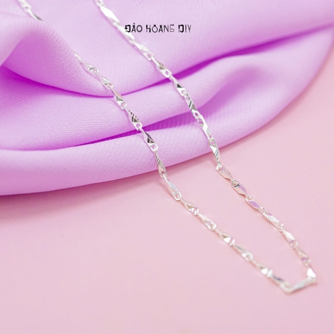 Dây Chuyền Bạc Nữ S999 Sợi Đặc Style 11 D2411150055