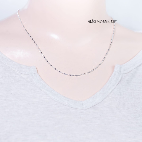 Dây Chuyền Bạc Nữ S999 Sợi Tròn Trơn Đặc D2411150071