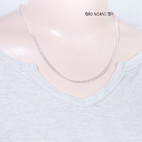 Dây Chuyền Bạc Nữ Kiểu Dây Đơn Truyền Thống D2411140061