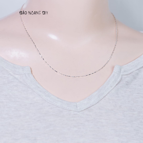 Dây Chuyền Bạc Nữ S990  Sợi Đặc Style 3 D2411150047