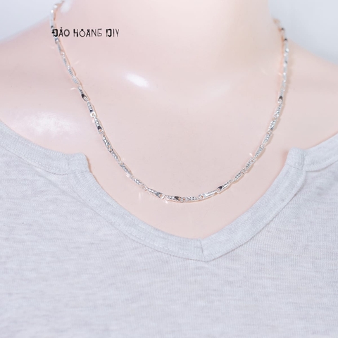 Dây Chuyền Bạc Ta Nữ Sợi Đặc Style 16 D2411150060