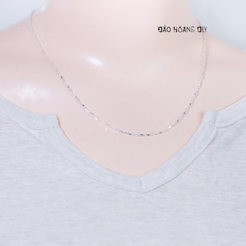 Dây Chuyền Bạc Nữ S990 Sợi Đặc Style 8 D2411150052