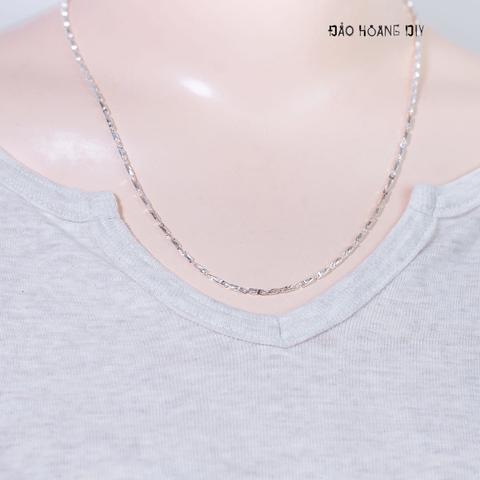 Dây Chuyền Bạc Nữ S925 Sợi Đặc Style 13 D2411150057