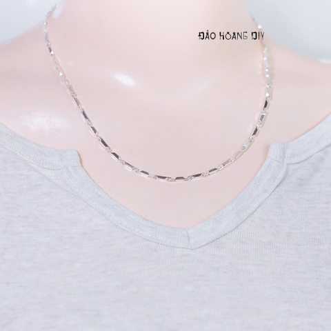 Dây Chuyền Bạc Ta Nữ Sợi Đặc Style 15 D2411150059