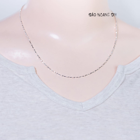 Dây Chuyền Bạc Nữ S925 Sợi Đặc Style 4 D2411150048