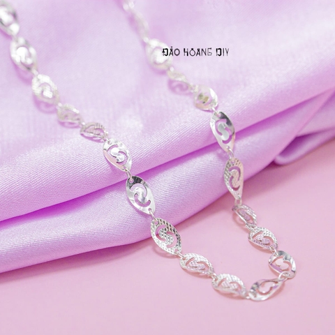 Dây Chuyền Bạc Nữ S990 Kiểu Mảnh Mai Thu Hút D2411150035