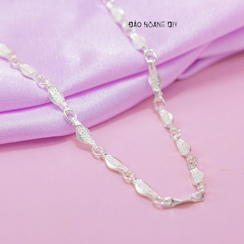 Dây Chuyền Bạc Ta Nữ Kiểu Sợi Đặc Dẹt Dày Dặn Cứng Cáp Bền Mãi Với Thời Gian D2411150036