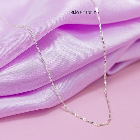 Dây Chuyền Bạc Nữ S990  Sợi Đặc Style 3 D2411150047
