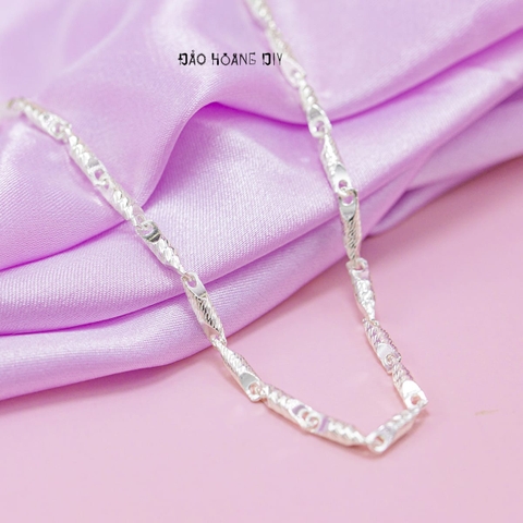 Dây Chuyền Bạc Ta Nữ Sợi Đặc Style 16 D2411150060