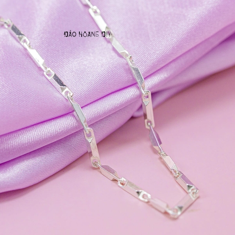 Dây Chuyền Bạc Ta Nữ Sợi Đặc Style 15 D2411150059
