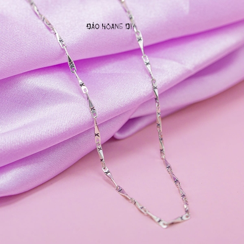 Dây Chuyền Bạc Nữ S925 Sợi Đặc Style 6 D2411150050