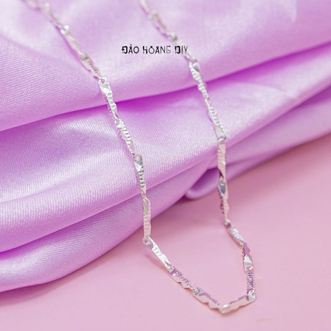 Dây Chuyền Bạc Ta Nữ Sợi Đặc Dài Style 10 D2411150054