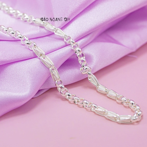 Dây Chuyền Bạc Ta Nữ Kiểu Lò Xo Độc Đáo Sáng Tạo D2411150039
