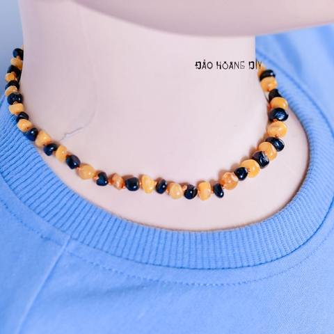 Vòng Dây Đeo Cổ Hổ Phách Cho Bé  D2411090009