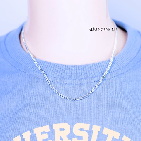 Dây Chuyền Bạc Cho Bé Dây Đơn Truyền Thống Nhiều Size