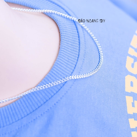 Dây Chuyền Bạc Cho Bé Dây Đơn Truyền Thống Nhiều Size