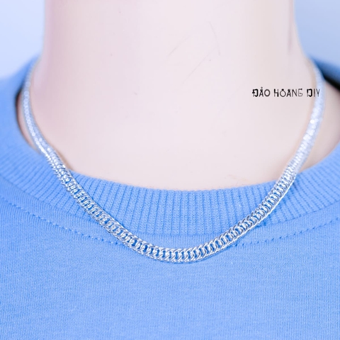 Dây Chuyền Bạc Cho Bé Kiểu Đơn Truyền Thống
