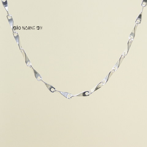 Dây Chuyền Bạc Cho Bé Sợi Nhỏ Đặc Chắc Chắn Bền Đẹp  D2411120022